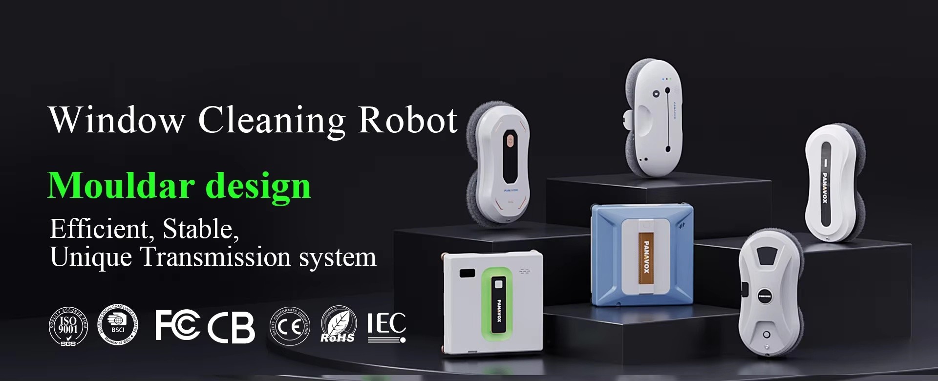 Kalite Oval Temel Pencere Temizleyicisi Robotu Fabrika